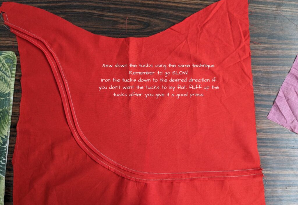How to sew Pintucks