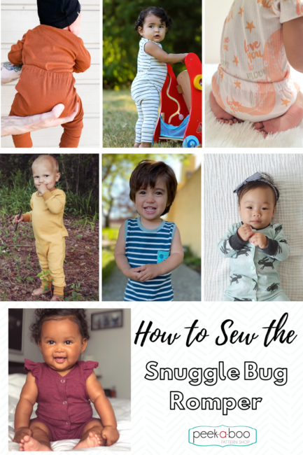 how to sew the snuggle bug romper